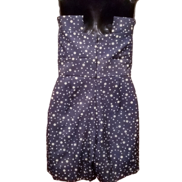 Ani Lee Bianca Playsuit Polka Dot Strapless Romper - Picture 6 of 8